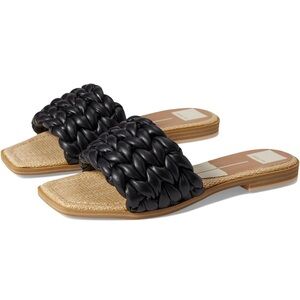 Dolce Vita Black Braided Sandals